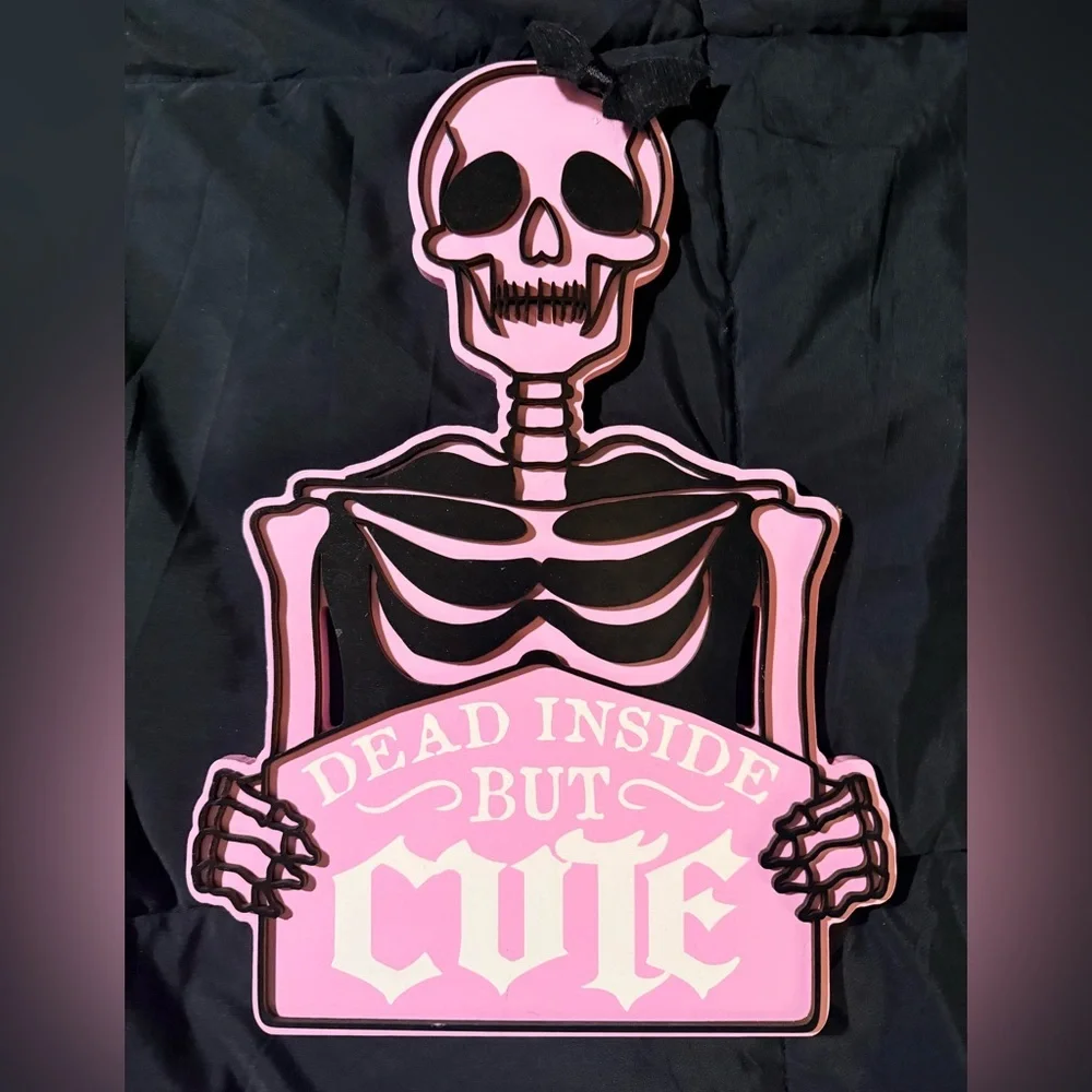 Ashland Sweet & Spooky Pink and Black Wall Décor - Picture 1 of 9