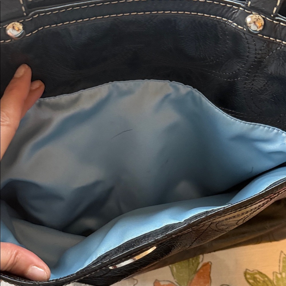 Coach Black Diaper Bag - Picture 6 of 10