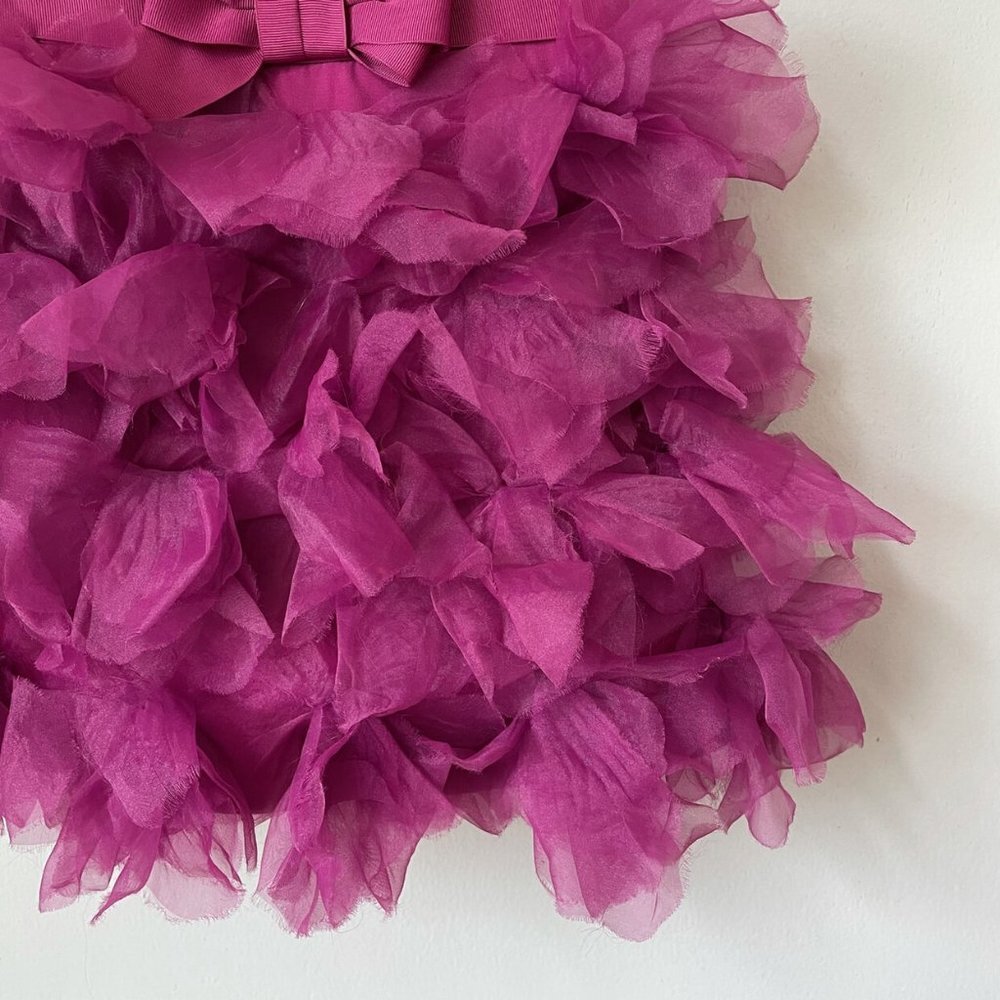 Marchesa for Neiman Marcus x Target Fuchsia Silk P - Picture 3 of 7