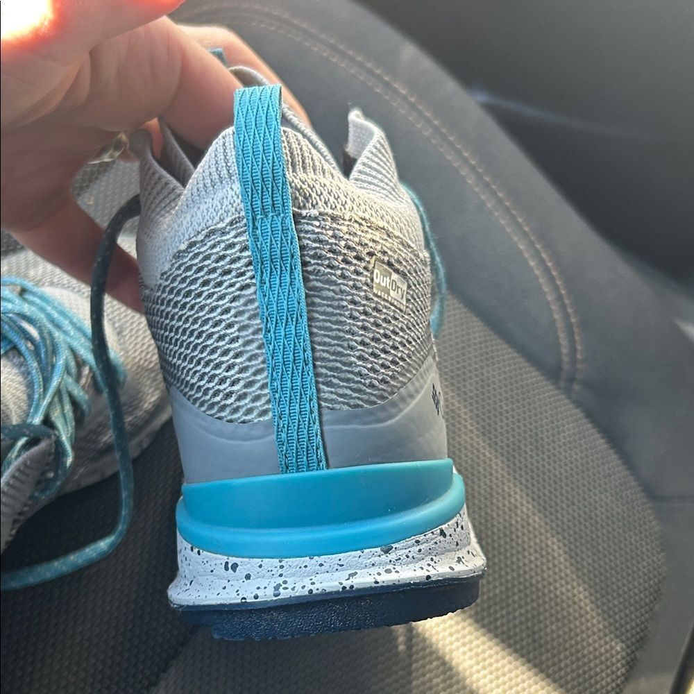 Columbia Gray and Teal Athletic Shoes - Picture 6 of 7
