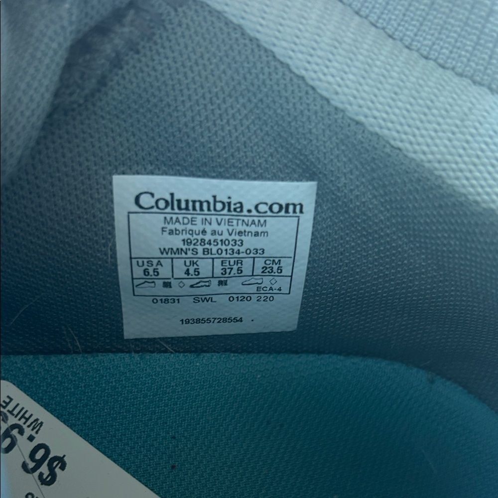 Columbia Gray and Teal Athletic Shoes - Picture 2 of 7