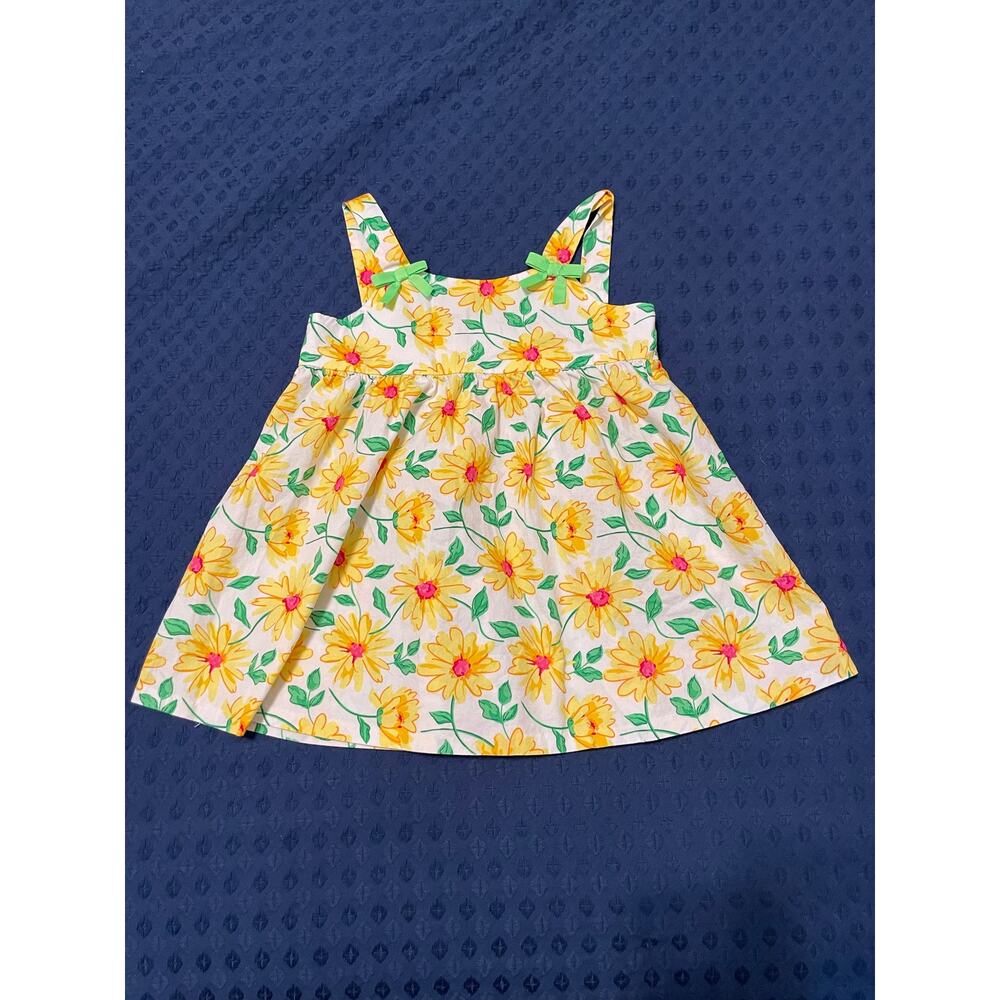 Bonnie Jean Floral Dress 3/3T girls toddler sunflowers