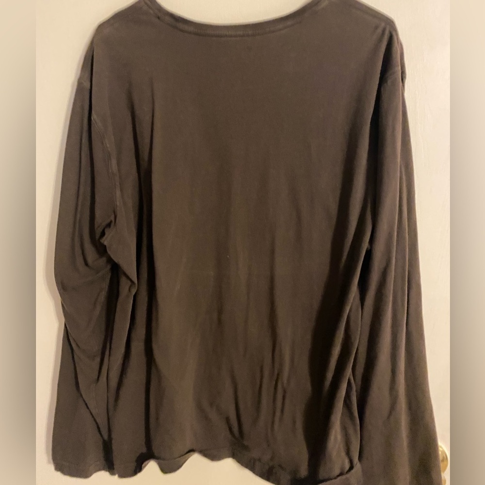 Gap Dark Brown Long Sleeve Shirt - Picture 4 of 4