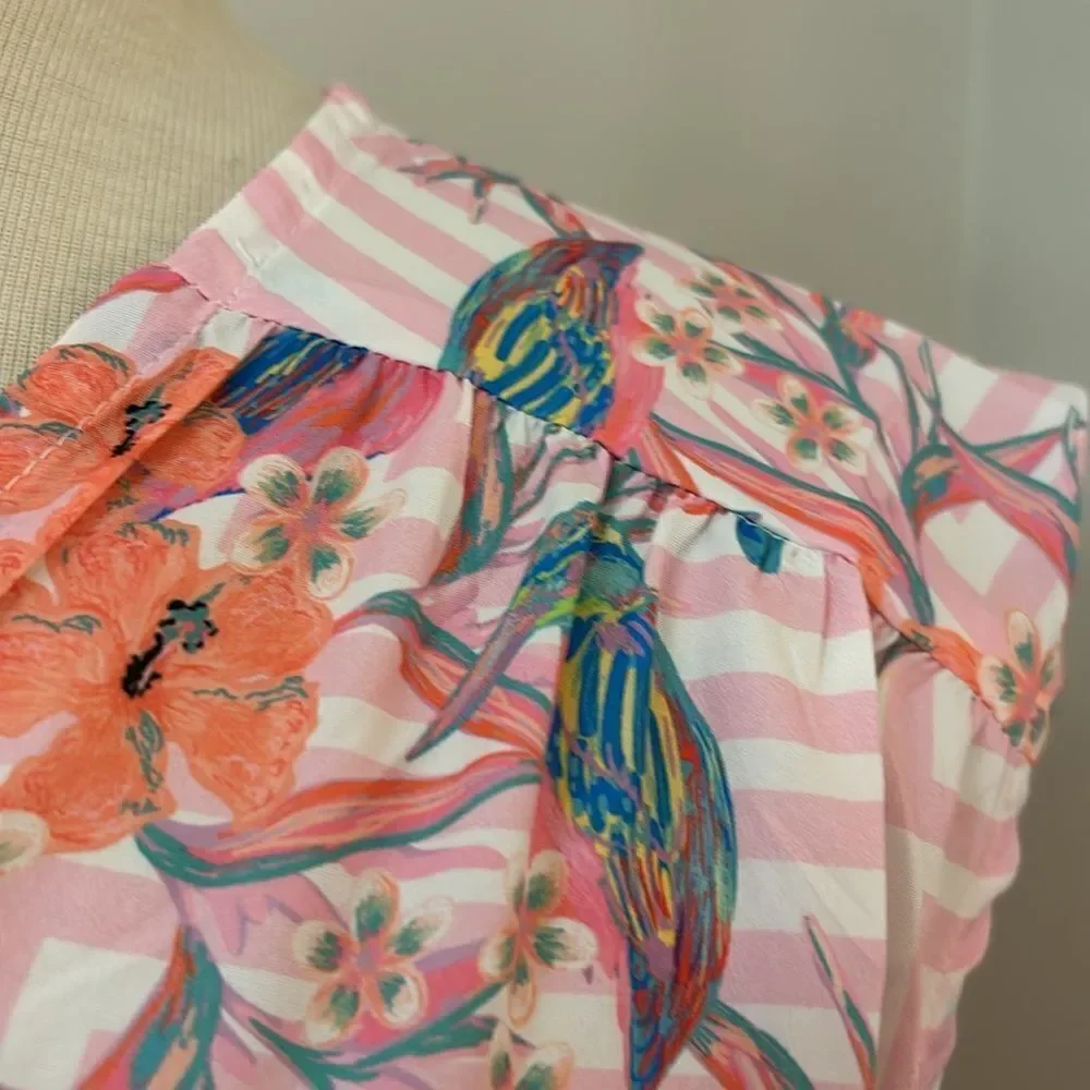 NWT AMERICA & BEYOND Hummingbird Print Maxi Dress M - Picture 9 of 13