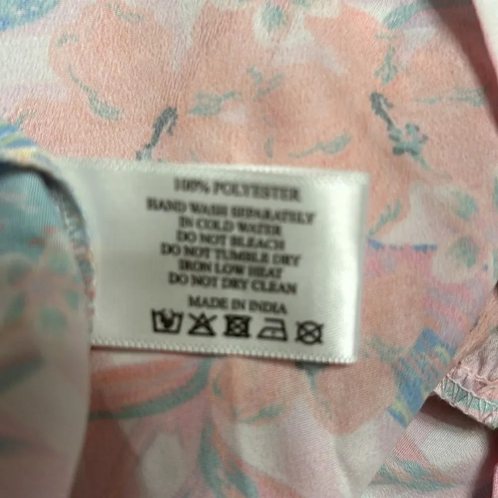 NWT AMERICA & BEYOND Hummingbird Print Maxi Dress M - Picture 13 of 13