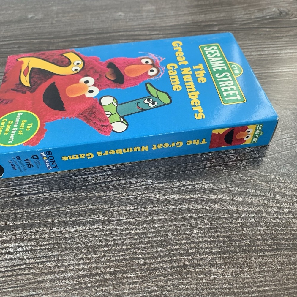 Sesame Street - The Great Numbers Game VHS 1998 Classic Cartoon Movie Film - Picture 3 of 6