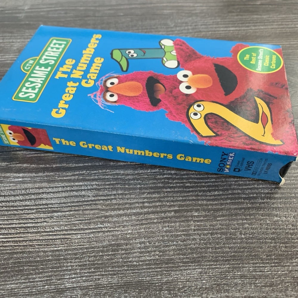 Sesame Street - The Great Numbers Game VHS 1998 Classic Cartoon Movie Film - Picture 2 of 6