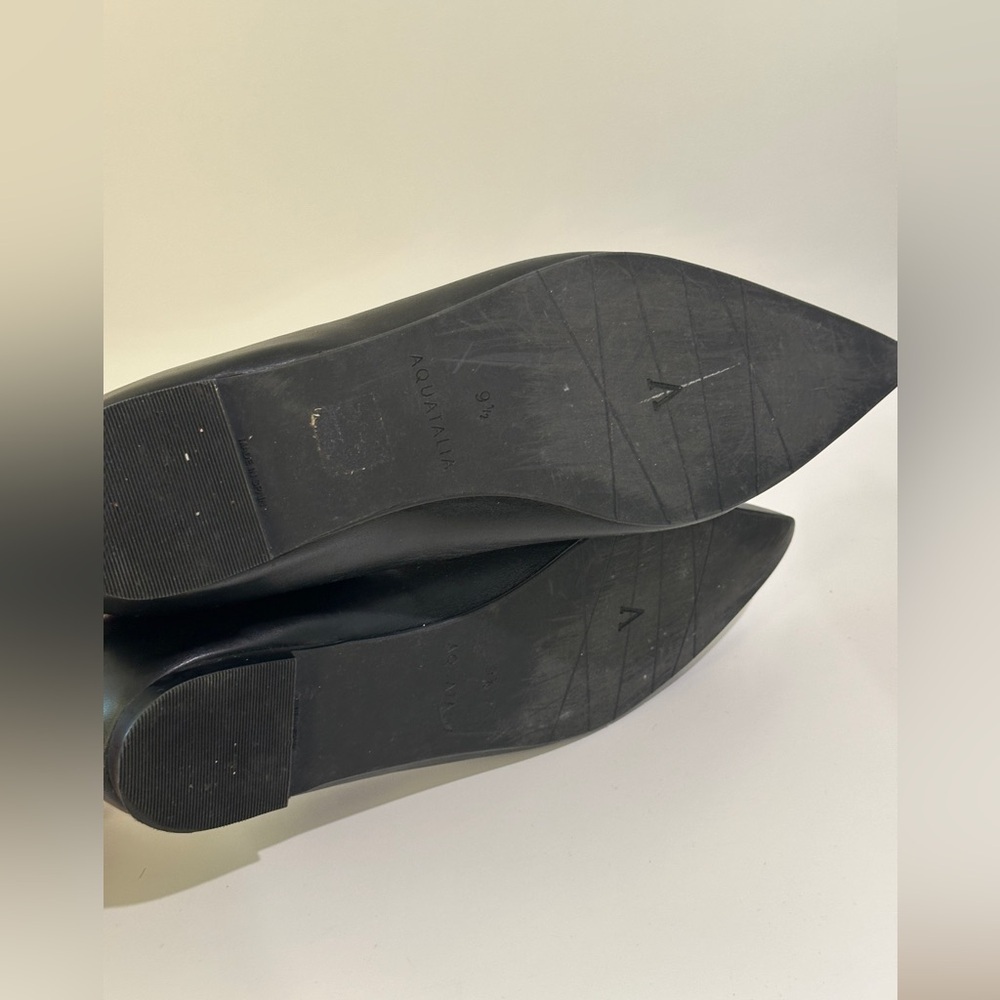 Aquatalia Women's JENA Ballet flat size 39.5 Preowned - Picture 10 of 12