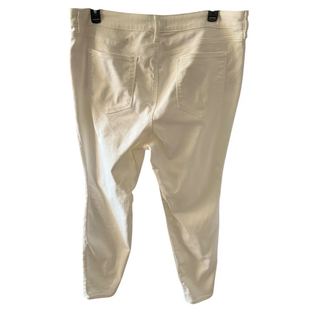 Athleta Sculptek Ultra Skinny Jean in White SIZE 20X‎ - Picture 5 of 10