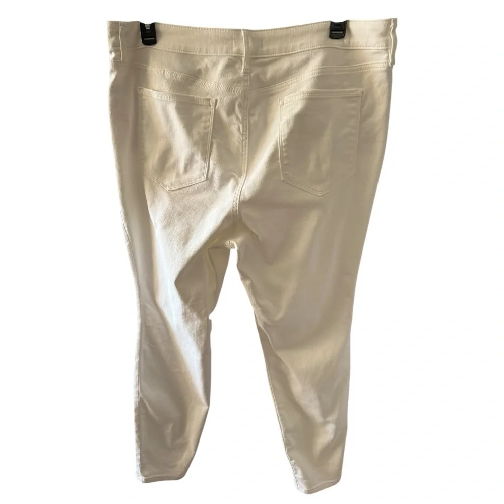 Athleta Sculptek Ultra Skinny Jean in White SIZE 20X‎ - Picture 7 of 10