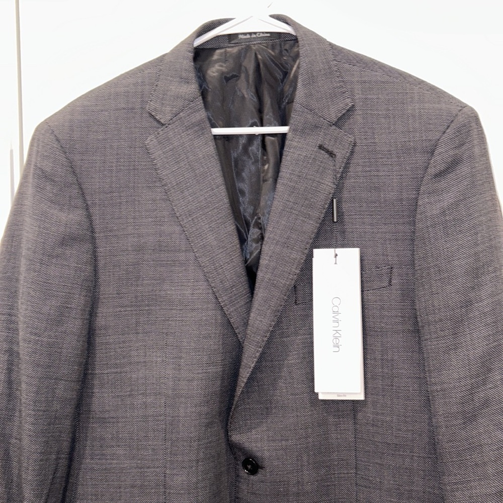 Calvin Klein Slim Fit Jacket, Size 46 Regular - Picture 3 of 13