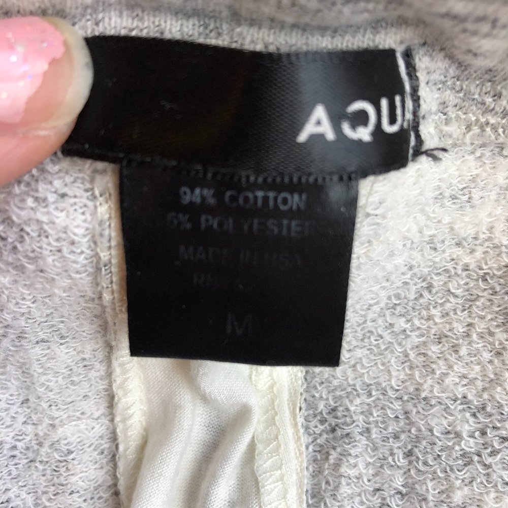 Aqua Gray Lightweight Full Zip Hooded Jacket Medium - Picture 6 of 9