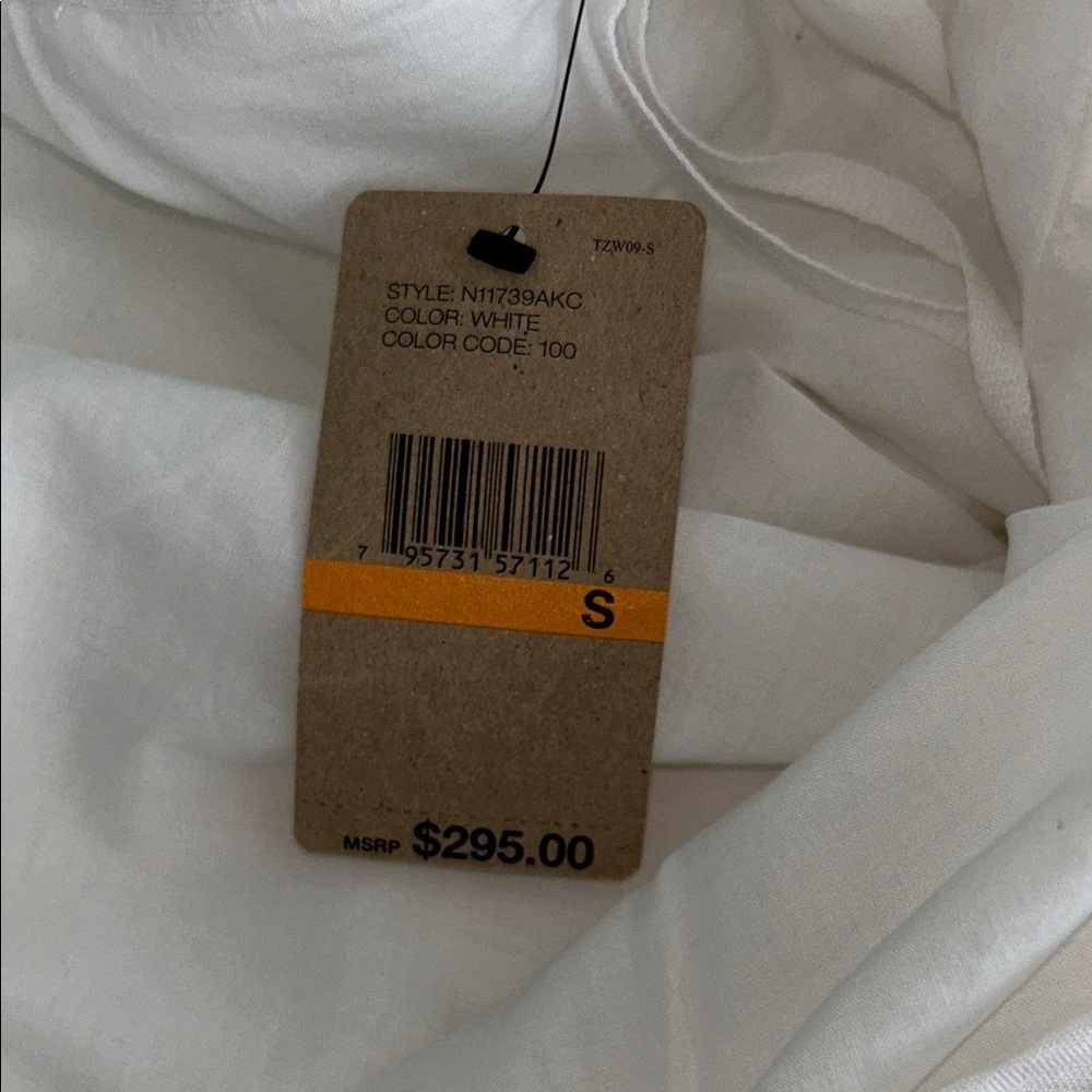 Pure DKNY Women’s Elegant White Maxi Dress, Size Small - Picture 8 of 12
