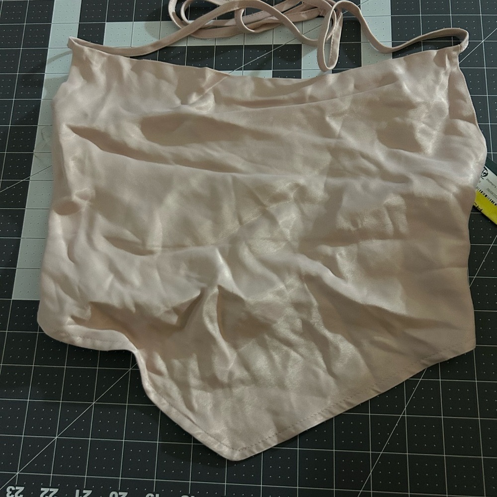 Wild Fable Blush Satin Camisole - Picture 2 of 5
