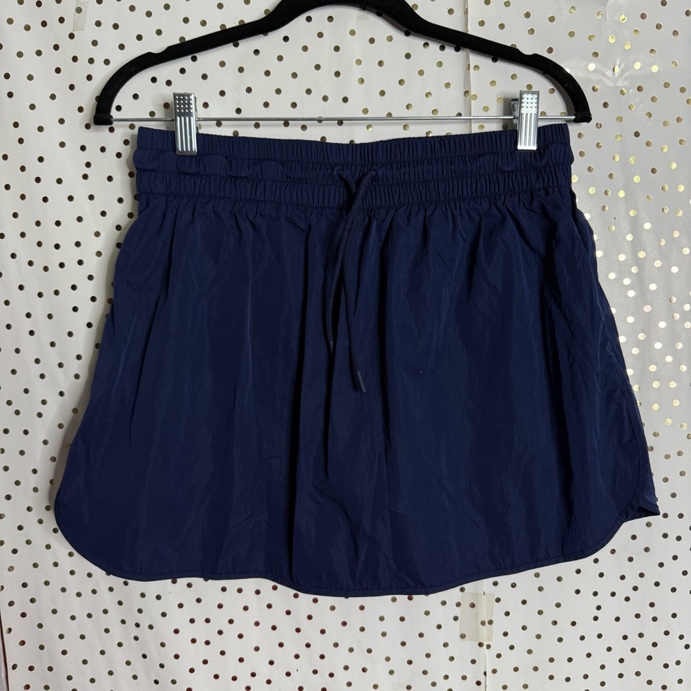 Aerie Dark Blue Elastic Waist Skirt