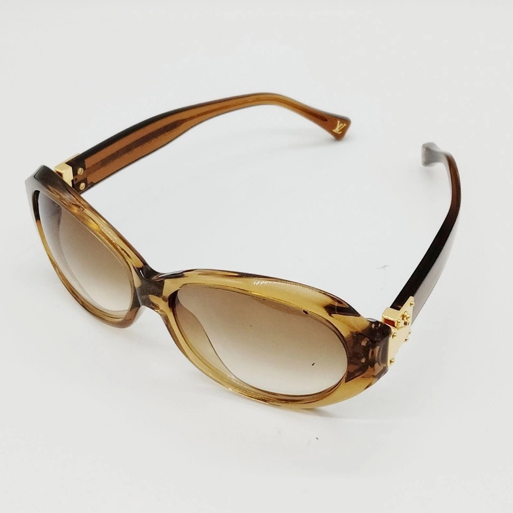 Louis Vuitton Sunglasses Z0094E Womens Light Brown