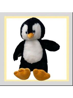 Build-A-Bear BAB Arctic Penguin Chick Plush Toy Sound Disc 14"