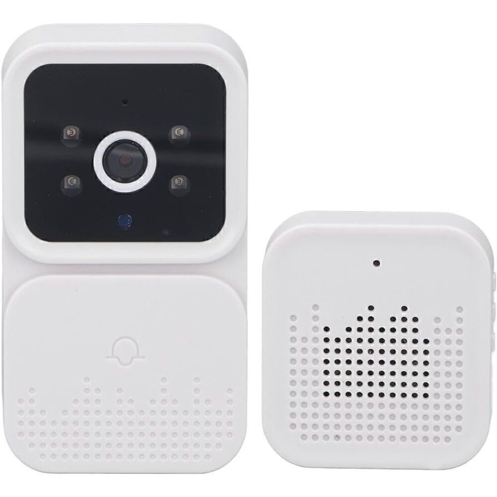 Wireless Doorbell Camera, 1080P HD Video Infrared Night Vision 2 Way Audio, App