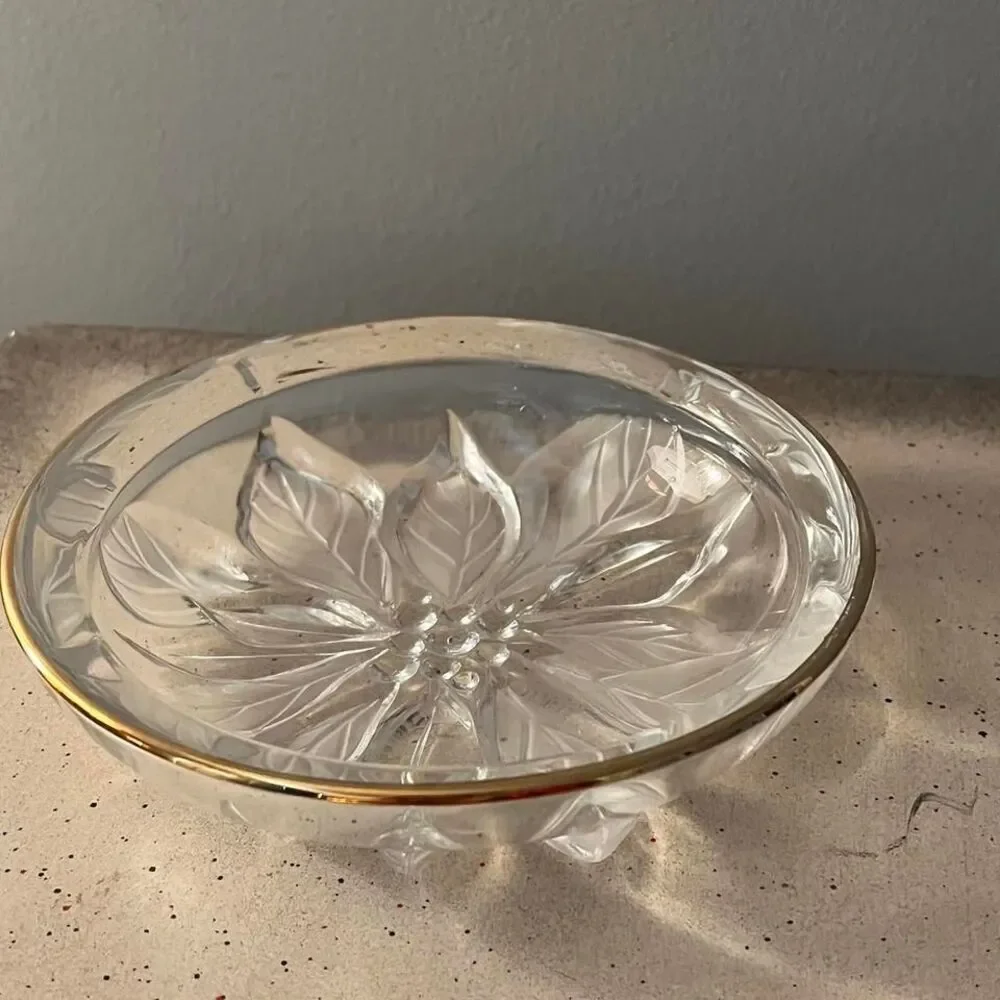 vintage gilded gold dish - Picture 1 of 3