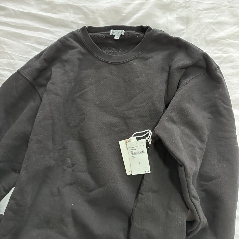Good American Libra crew neck sweater size 3/large - Picture 2 of 2
