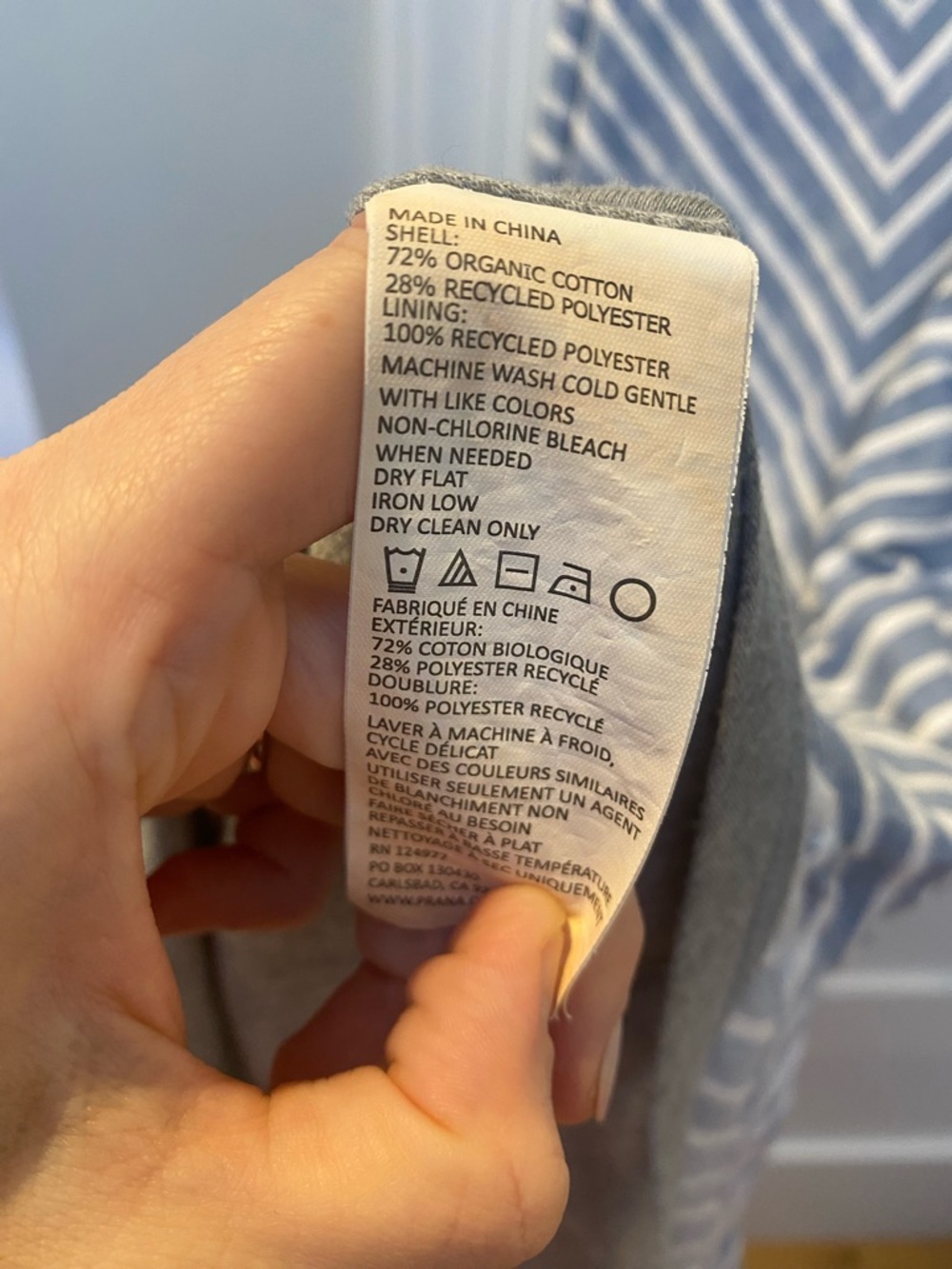Prana sea coast nautical cotton blend casual mini dress - Picture 5 of 9