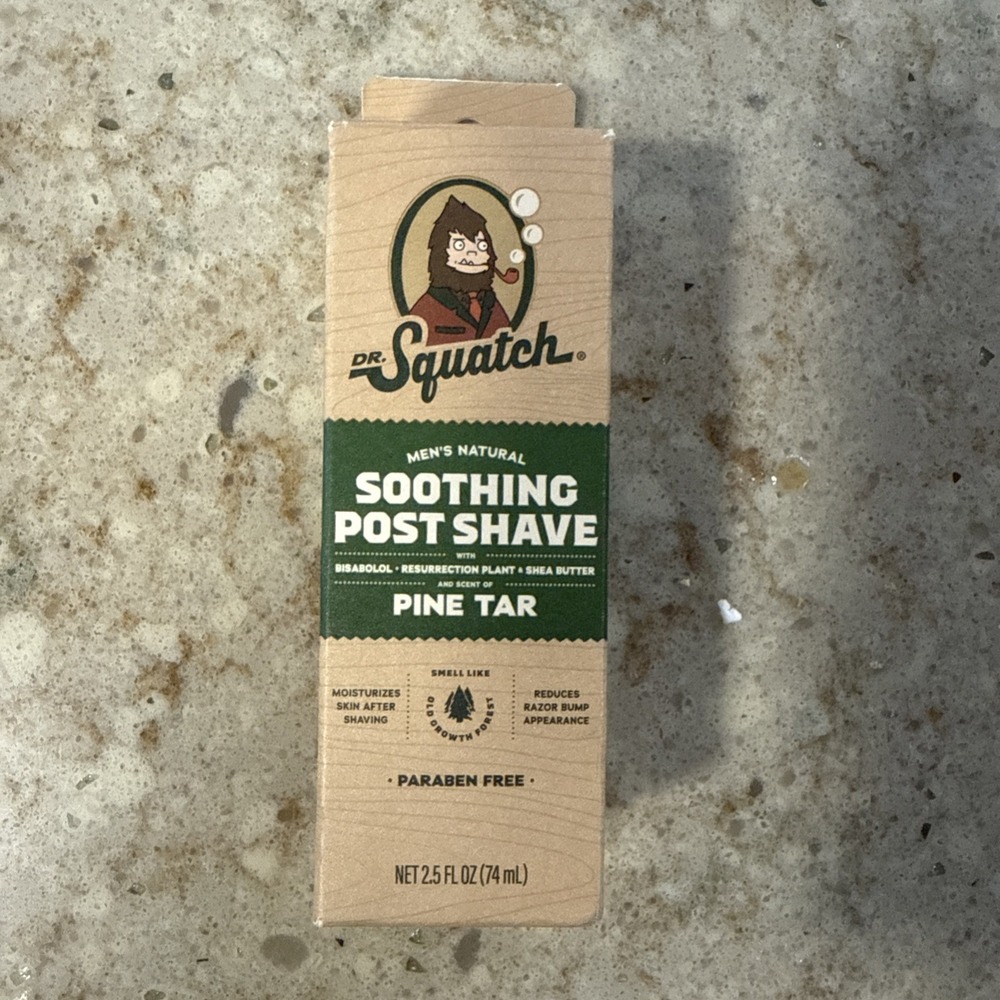 Mens Dr. Squatch Soothing Post Shave Pine Tar