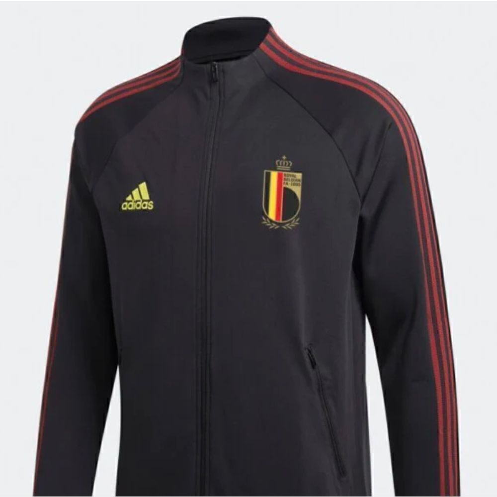 Adidas 2021 Belgium National‎ Soccer/Football Team Warm Up Zip Up jacket Size L