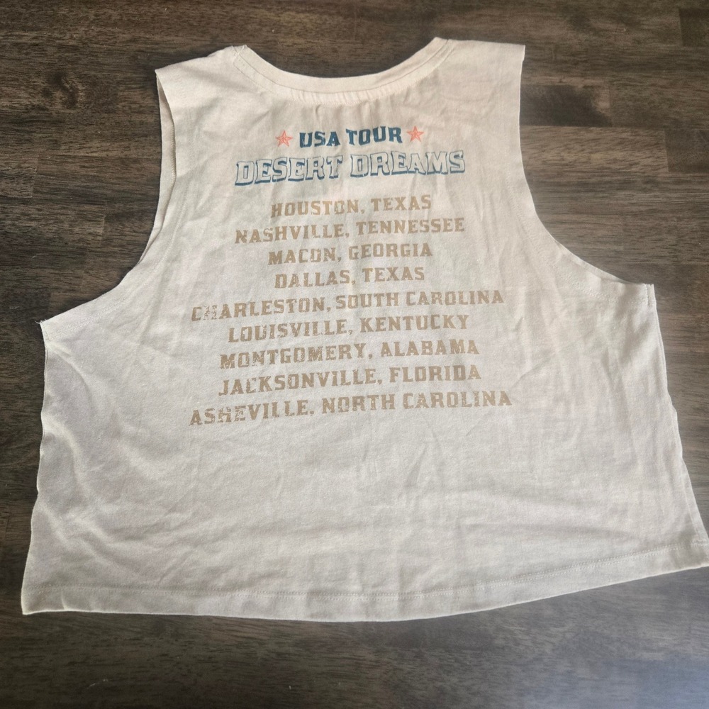 Recycled Threads Desert Dreams Country Music Festival Distressed Muscle Tank L - Picture 2 of 6