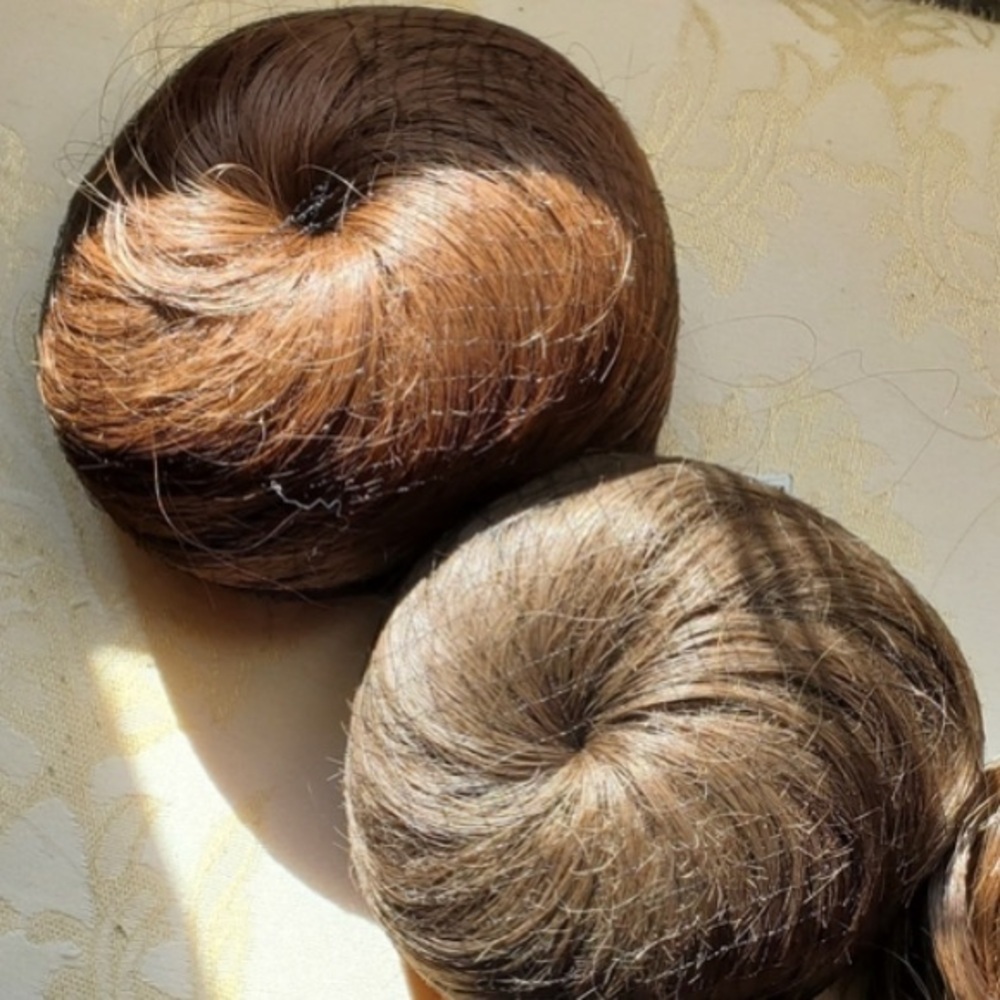 💎BUNDLE 4/$10💎 2 Brunette Hair Buns