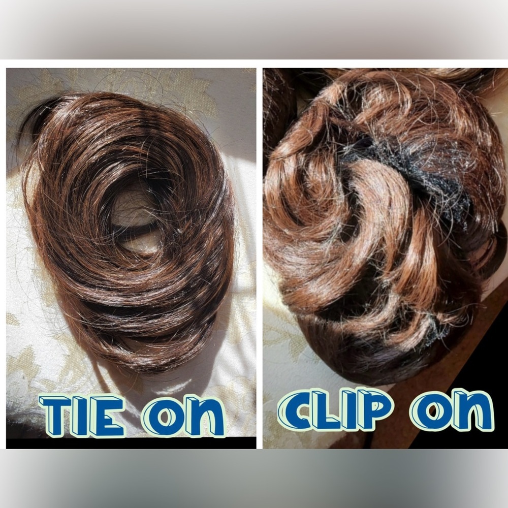 💎BUNDLE 4/$10💎 Clip on hair & Tie on hair Piece