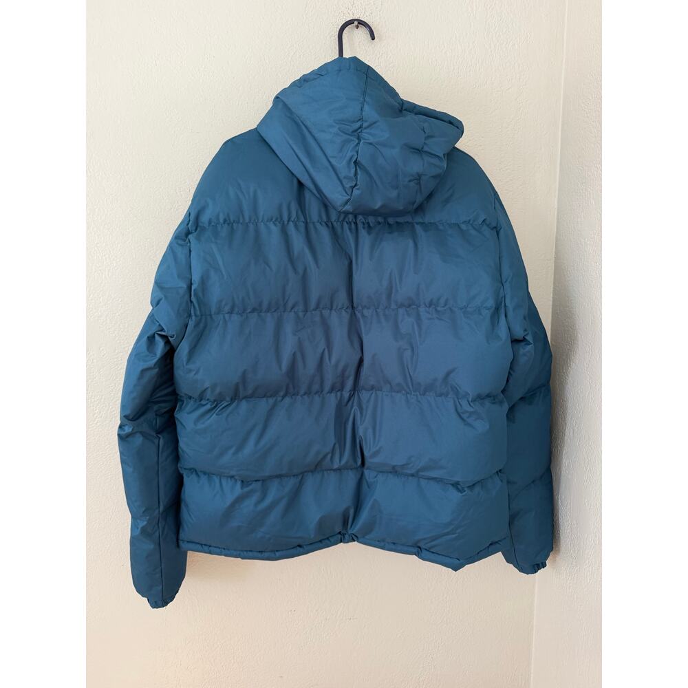 NWT The Warming Project Mens Blue Winter Thick Puffer Hooded Coat Sz‎ Large - Picture 2 of 6