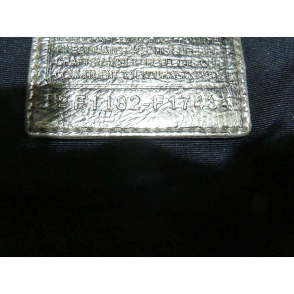 Coach Carley Signature Sufflette Denim & Leather handbag & glitter stripe accent - Picture 9 of 15