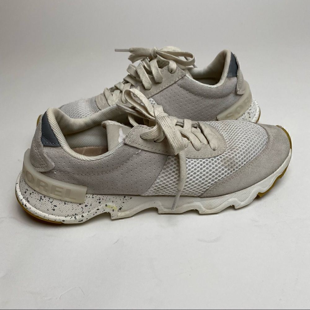 Sorel Kinetic Lace Sneaker White 8.5 Impact Tennis Shoes