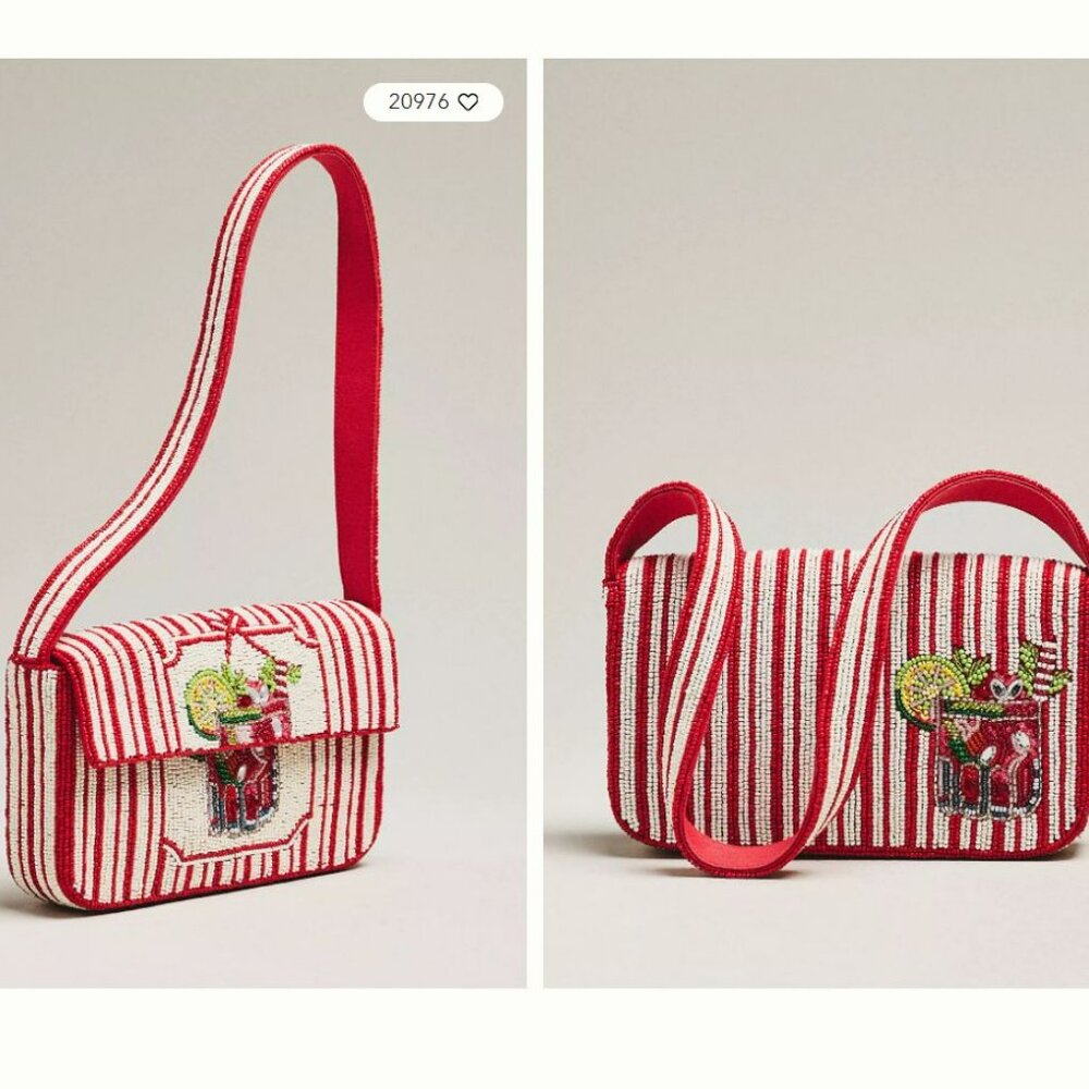 ANTHROPOLOGIE The Fiona Beaded Bag