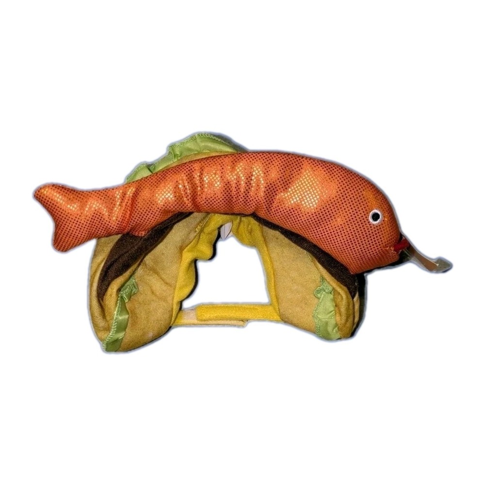 Hyde & EEK! Boutique Fish Taco Hat Cat Costume Halloween Pet Headwear Adjustable