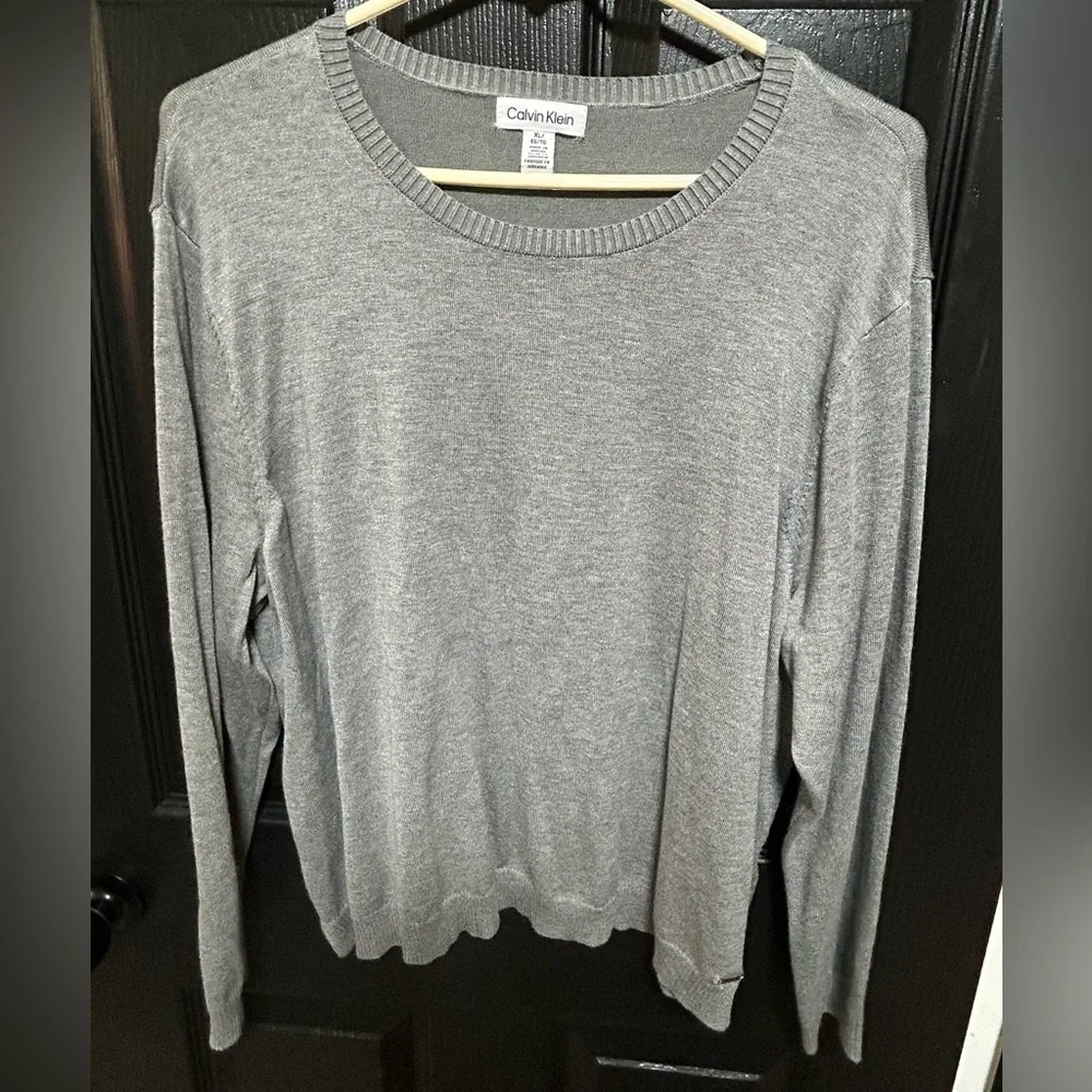 Calvin Klein Light Gray Knitwear - Picture 1 of 3