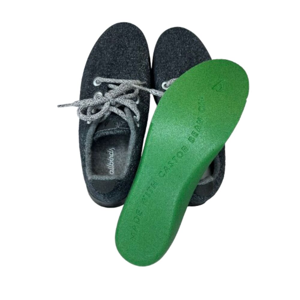 Allbirds Wool Runners Women’s Dark Charcoal Merino Sneakers Size 7 - Picture 7 of 7
