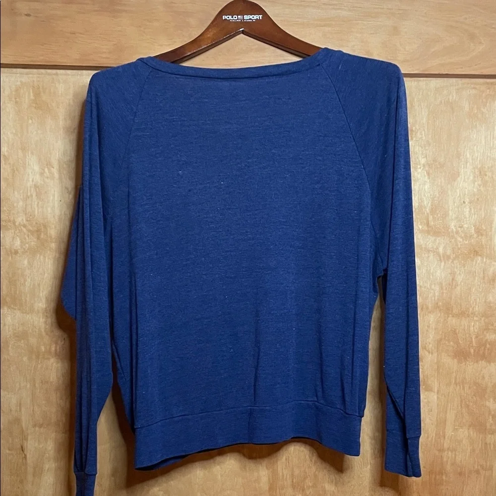 ♥️American Apparel Blue Knit Top - Picture 4 of 7