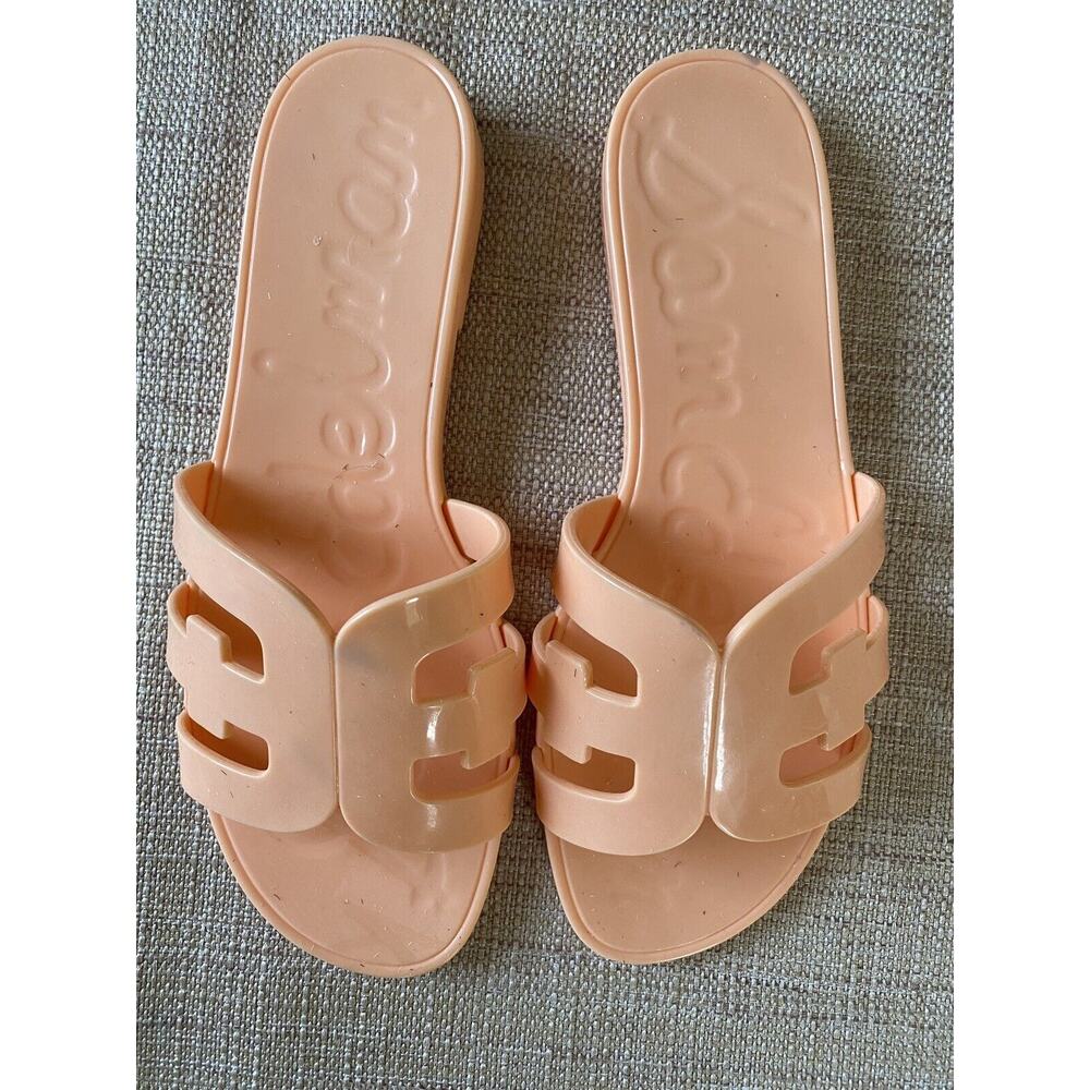 Sam Edelman Peach Slide Sandals