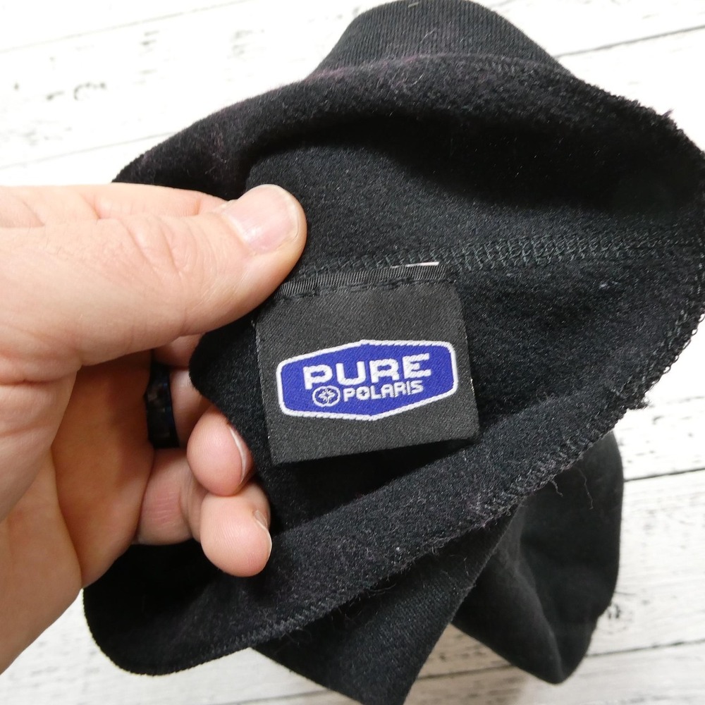 Pure Polaris Balaclava Hood Mens One Size Black Fleece Thermal Ski Mask Made USA - Picture 5 of 11