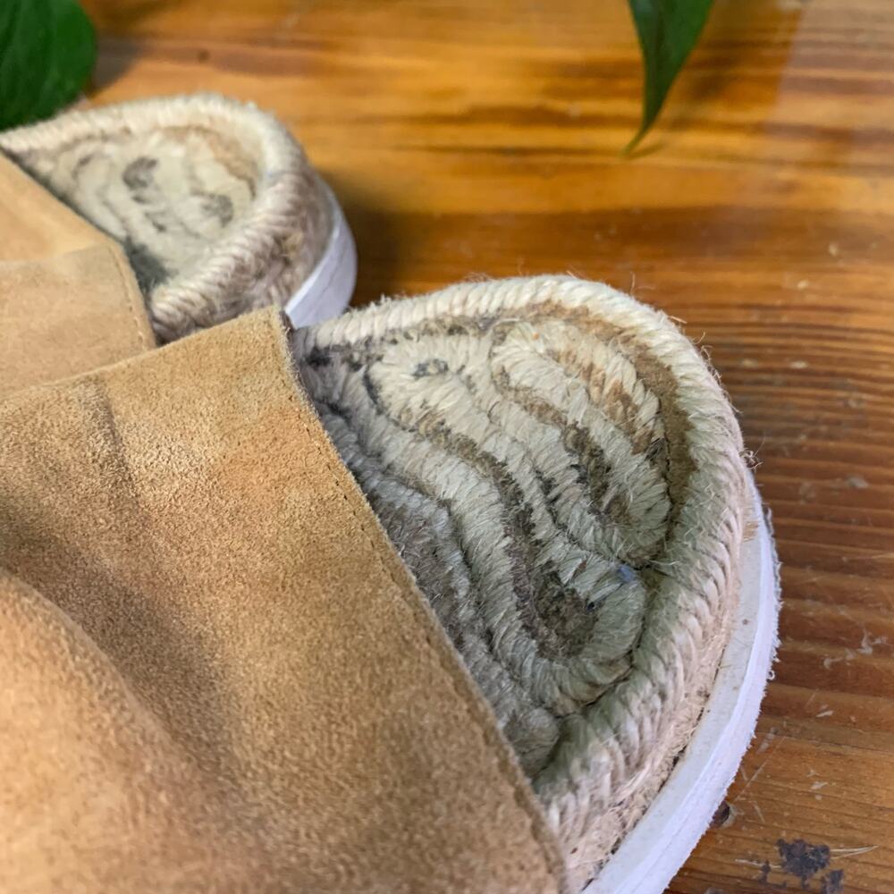 No Brand Suede Slingback Espadrille Sandals Size 9 - Picture 3 of 7