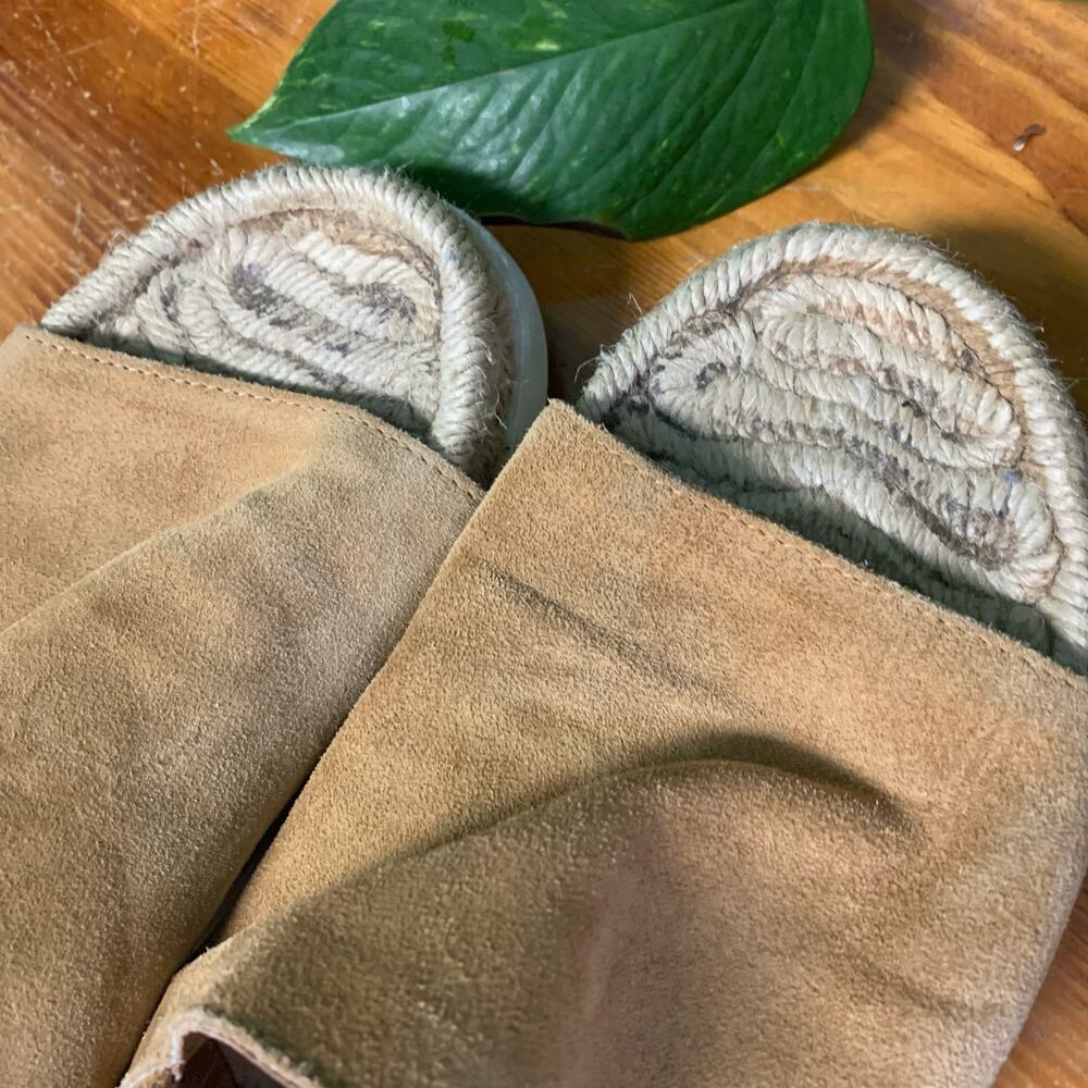 No Brand Suede Slingback Espadrille Sandals Size 9 - Picture 7 of 7