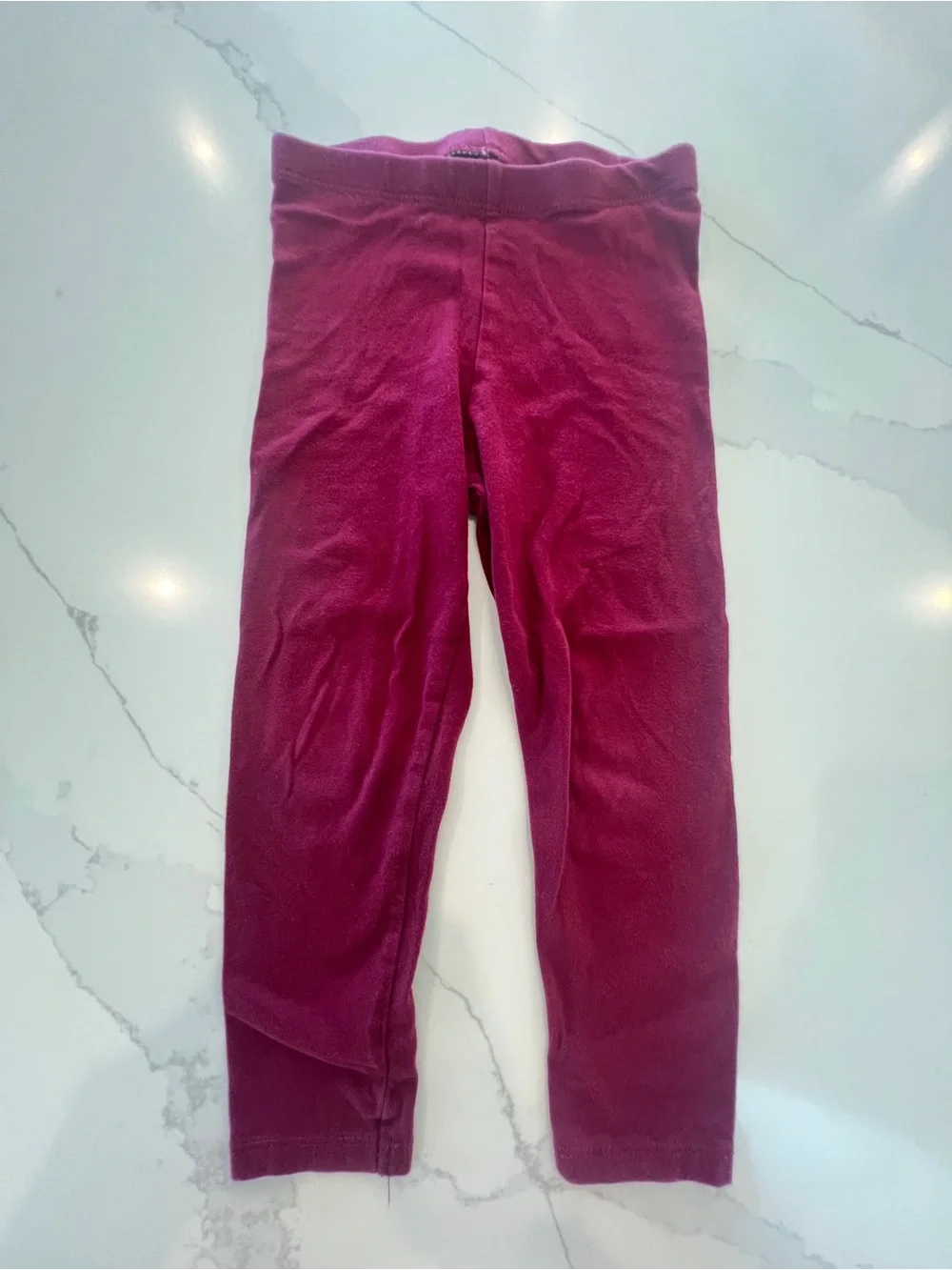 2pc Girls Outfit GAP Plaid Tunic with Burgundy Leggings 3T - Picture 5 of 12
