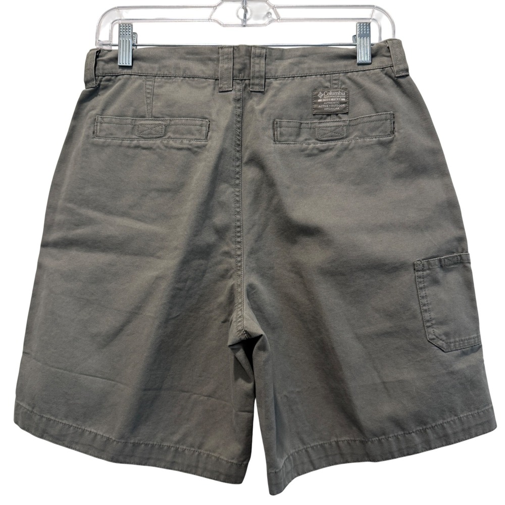 Columbia Women's Shorts Size 8 Outdoor Hiking Cargo Casual Walking Khaki Green - Picture 2 of 9
