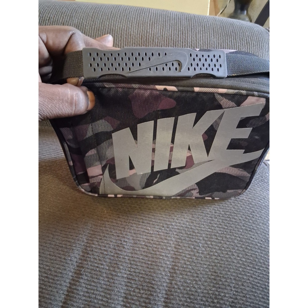 Nike Boy's Futura Fuel Pack Lunch Box Insulated Hard Shell Camo School - Picture 2 of 6
