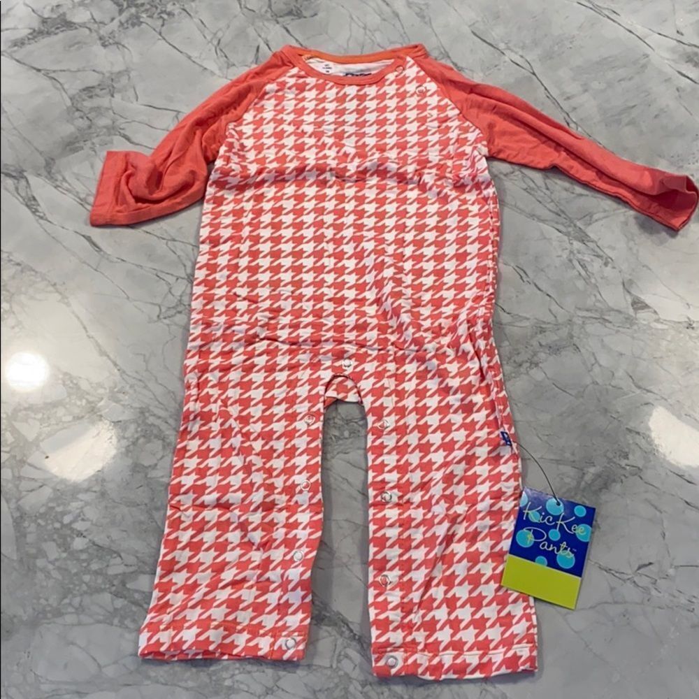 KicKee Pants Patterned Long Sleeve Bodysuit