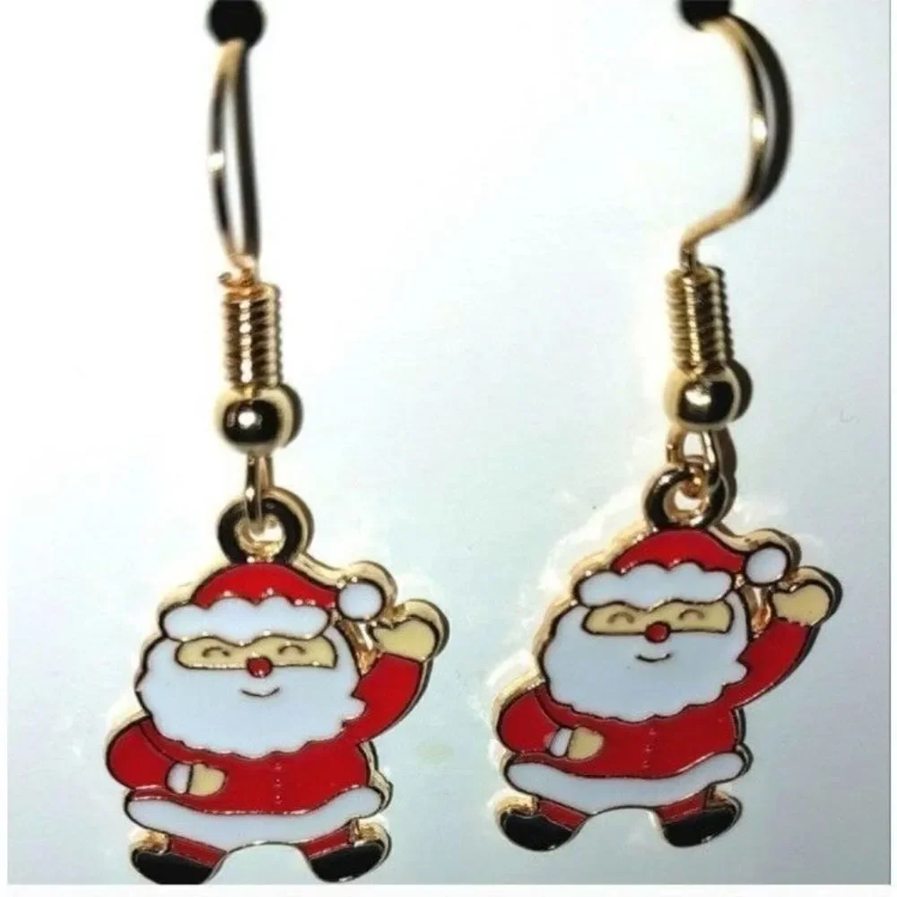Santa Claus earrings - Picture 2 of 4