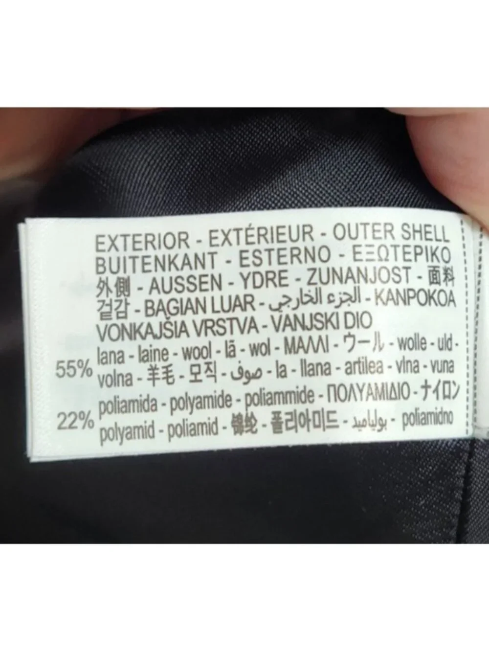 ZARA Manteco Wool Blend Bouclé Coat Womens S Gray Italian Fabric Button Front - Picture 12 of 16