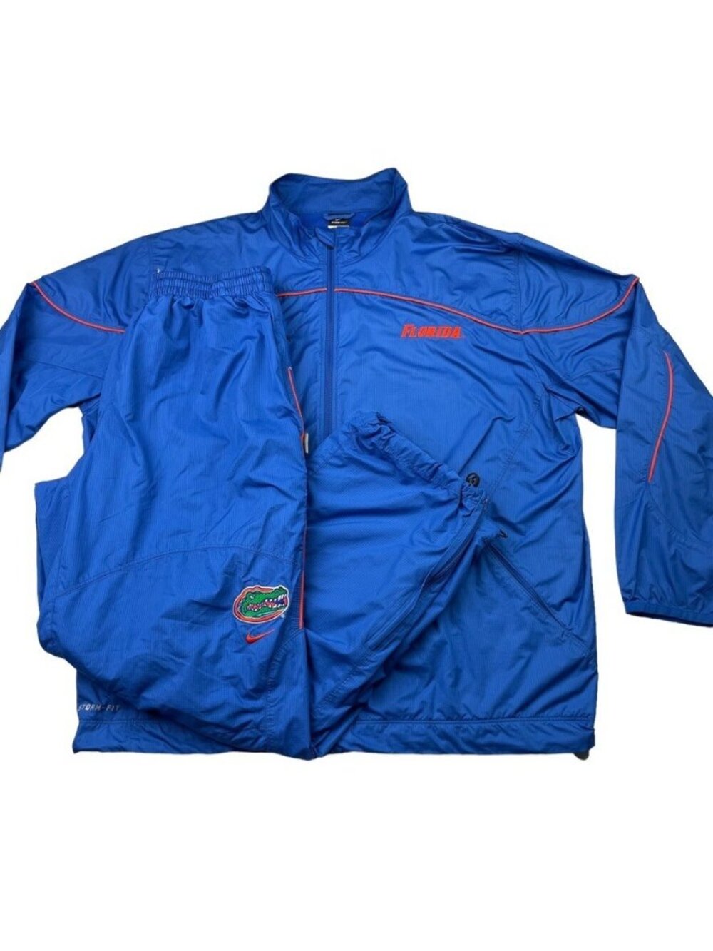 Florida Gators Football Nike Team Issued Track Suit • Jacket-XL | Pants-Large