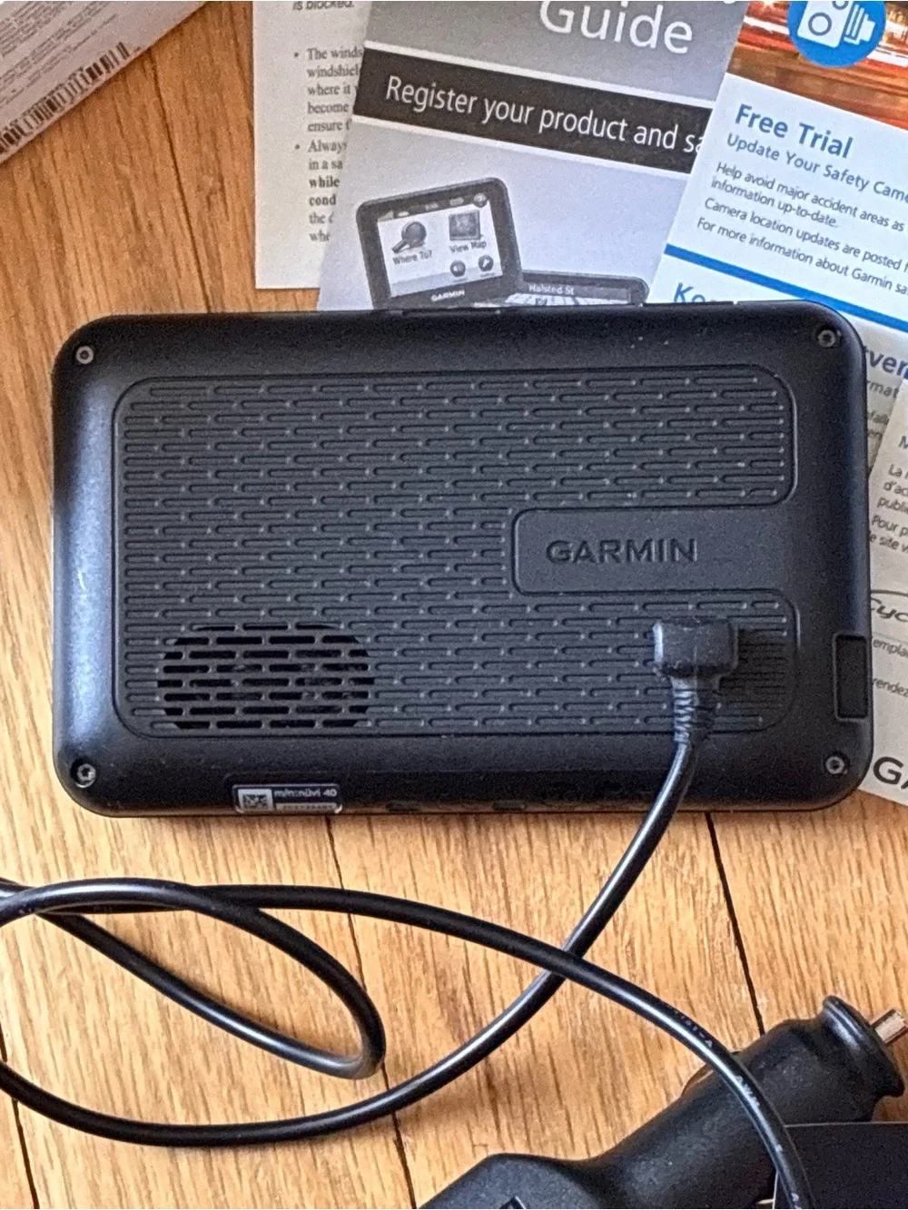 GARMIN® nüvi® 40 plug-in GPS device, 2011, Complete. WORKS - Picture 3 of 16